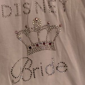 Disney Bride ZIP up sweater size Large